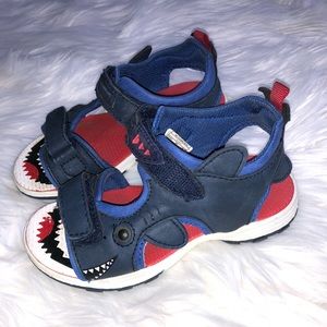 SOLD- Boys Shark Sandals! (Light up)